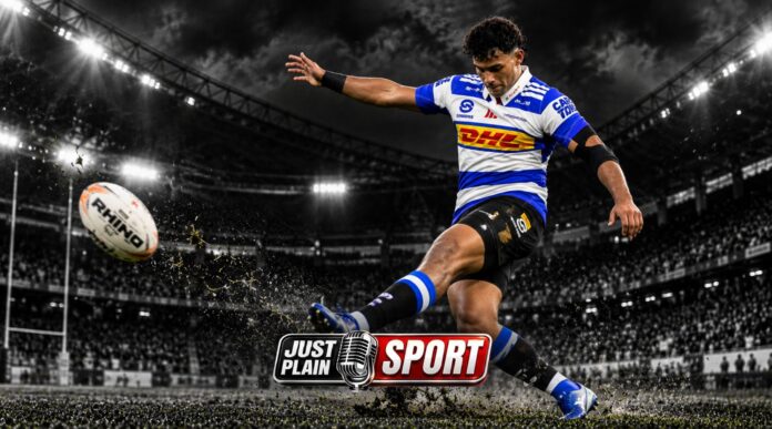 Yaqeen Ahmed scores for the Stormers against Scarlets in United Rugby Championship Round 4 at DHL Stadium